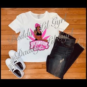 420 shirt Backwoods Barbie